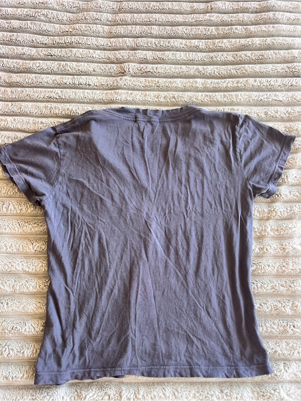 Prefectwhitetee Hendrix Cotton Boxy V-Neck Tee Shade Night Size XS - Picture 8 of 12